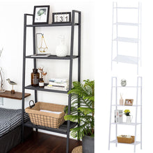 Load image into Gallery viewer, 4-Tier Industrial Metal Open Ladder Shelf Living and Home 
