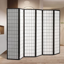 Load image into Gallery viewer, 6-Panel Solid Wood Folding Room Divider Screen Natural Room Dividers Living and Home 
