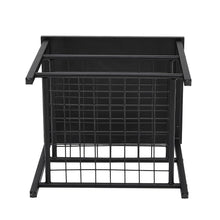 Load image into Gallery viewer, Black Side Table with Sturdy Metal Legs Living and Home 
