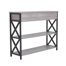 Load image into Gallery viewer, Narrow Wooden Console Table with Drawers

