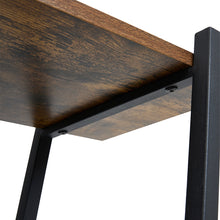 Load image into Gallery viewer, Industrial 5-Tier Open Storage Rack in Brown and Black
