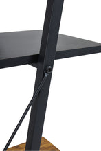 Load image into Gallery viewer, Industrial 5-Tier Open Bookshelf in Brown and Black
