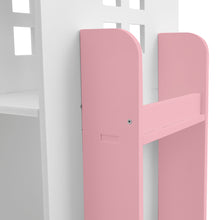 Load image into Gallery viewer, Kids' House Frame Rotating Bookshelf
