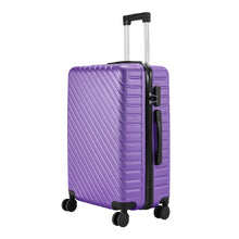 Load image into Gallery viewer, 20/24/28 Inch Lightweight Hardside Slash Texture Travel Suitcase with Spinner Wheels Travel Suitcases Living and Home 
