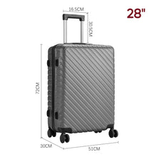Load image into Gallery viewer, 20/24/28 Inch Lightweight Hardside Slash Texture Travel Suitcase with Spinner Wheels Travel Suitcases Living and Home 

