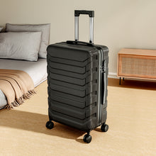 Load image into Gallery viewer, Rolling Hardshell Luggage Travel Suitcase, 28" Black
