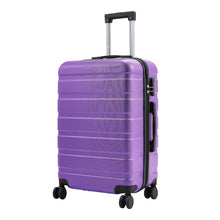 Load image into Gallery viewer, 20/24/28 Inch Hardshell Rolling Luggage Trolley Travel Case Travel Suitcases Living and Home Purple 24 Inch 
