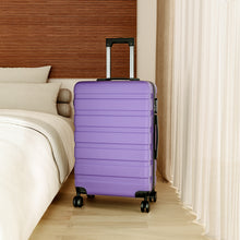 Load image into Gallery viewer, Hardshell Rolling Luggage Trolley Travel Case, 28" Purple

