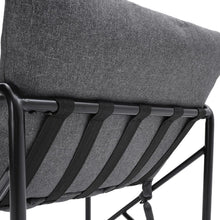 Load image into Gallery viewer, Modern Minimalist Linen Armchair with Metal Frame Living and Home 

