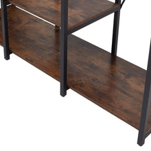 Load image into Gallery viewer, Large Freestanding Clothing Rack with Storage Shelves
