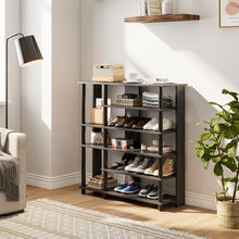 Load image into Gallery viewer, Open-Style Wood Shoe Rack
