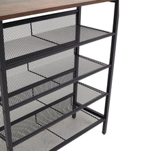 Load image into Gallery viewer, 5-Tier Mesh Shelves Shoe Rack
