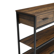 Load image into Gallery viewer, Vintage Console Table with Drawers and Shelves
