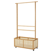Load image into Gallery viewer, Freestanding Clothes Rack with Wheels
