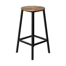 Load image into Gallery viewer, Set of 2 Bar Stools with Footrest

