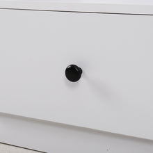 Load image into Gallery viewer, Urban Style Bedside Table with Drawer and Open Shelf Wooden Nightstand
