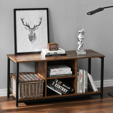 Load image into Gallery viewer, Industrial Wooden Free Standing TV Stand for TVs Up to 50 Inch for Living Room End Tables Living and Home 
