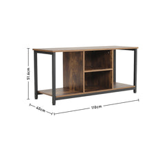 Load image into Gallery viewer, Industrial Wooden Free Standing TV Stand for TVs Up to 50 Inch for Living Room End Tables Living and Home 
