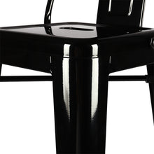 Load image into Gallery viewer, Set of 4 Metal Frame Industrial Style High Chair Bar Stool
