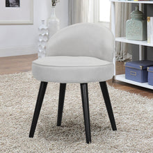 Load image into Gallery viewer, Modern Velvet Dressing Table Stool with Solid Wood Legs
