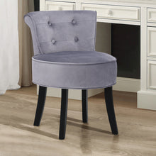 Load image into Gallery viewer, Velvet Vanity Stool with Thick Cushion
