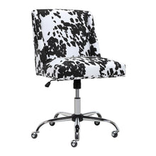 Load image into Gallery viewer, Milk Cow Print Swivel Office Chair Home Office Chairs Living and Home 
