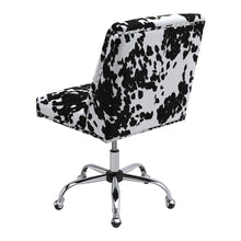 Load image into Gallery viewer, Milk Cow Print Swivel Office Chair Home Office Chairs Living and Home 
