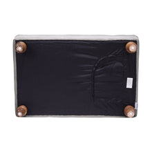 Load image into Gallery viewer, 3Ft Wide Velvet Buttoned Thick Padded Footstool Footstools Living and Home 
