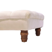 Load image into Gallery viewer, 3Ft Wide Velvet Buttoned Thick Padded Footstool Footstools Living and Home 
