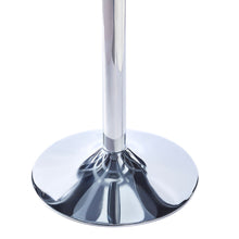 Load image into Gallery viewer, Small Round Clear Glass Top Dining Table with Pedestal Base
