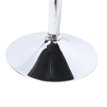 Load image into Gallery viewer, Modern Velvet Upholstered Adjustable Bar Stool with Polished Chrome Base
