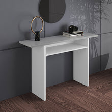 Load image into Gallery viewer, Narrow Rectangular Console Table with Storage Shelf
