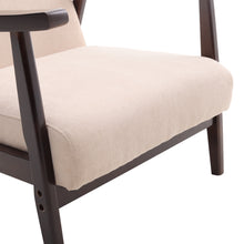 Load image into Gallery viewer, Wooden Single Armchair Sofa Accent Chair Fabric
