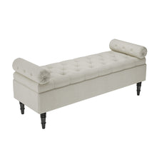 Load image into Gallery viewer, Flip Top Storage Bench with Side Arms
