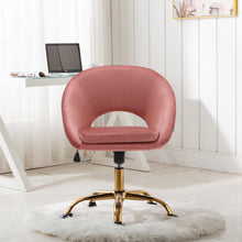 Load image into Gallery viewer, Velvet Swivel Office Chair Height Adjustable Home Office Chairs Living and Home 
