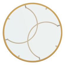 Load image into Gallery viewer, Round Coffee Table Glass Top Crossed C Base Centre Table Coffee Tables Living and Home 

