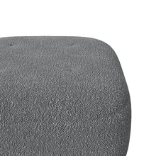 Load image into Gallery viewer, Upholstered Teddy Fleece Tufted Footstool with Wooden Legs
