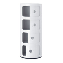 Load image into Gallery viewer, Cylindrical Multi-Tiered Plastic Storage Drawer Unit
