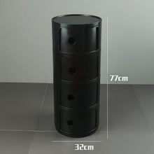 Load image into Gallery viewer, 76cm Height Cylindrical 4-Tier Plastic Storage Drawer Unit Storage Drawers Living and Home 
