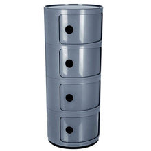 Load image into Gallery viewer, 76cm Height Cylindrical 4-Tier Plastic Storage Drawer Unit Storage Drawers Living and Home 
