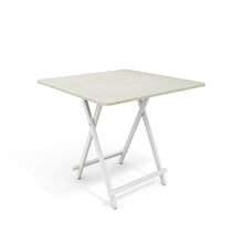 Load image into Gallery viewer, Folding Wooden Dining Table 80x80cm White
