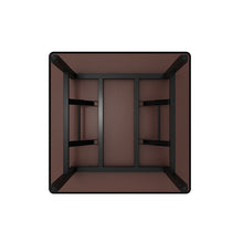Load image into Gallery viewer, Square 80cm Folding Coffee Table with Marble Effect Top
