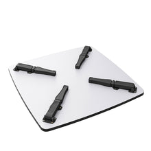 Load image into Gallery viewer, Square 80cm Wooden Folding Coffee Table Black
