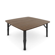 Load image into Gallery viewer, Square 80cm Wooden Folding Coffee Table Brown
