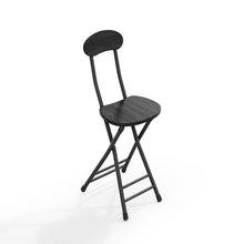 Load image into Gallery viewer, Compact Wooden Folding Chair with Metal Legs Set of 2
