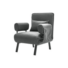 Load image into Gallery viewer, Convertible Sofa Bed with Pillow and Pocket
