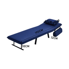 Load image into Gallery viewer, Convertible Sofa Bed with Pillow and Pocket
