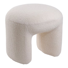 Load image into Gallery viewer, Modern Teddy Bear Fur Upholstered Ottoman
