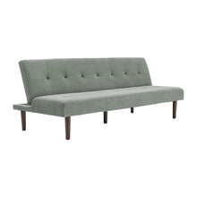 Load image into Gallery viewer, 172cm Green Sofa Bed Contemporary Convertible Upholstered
