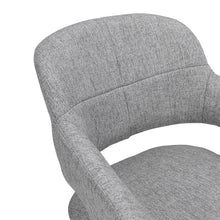 Load image into Gallery viewer, Set of 2 Linen Dinning Chairs with Metal Legs
